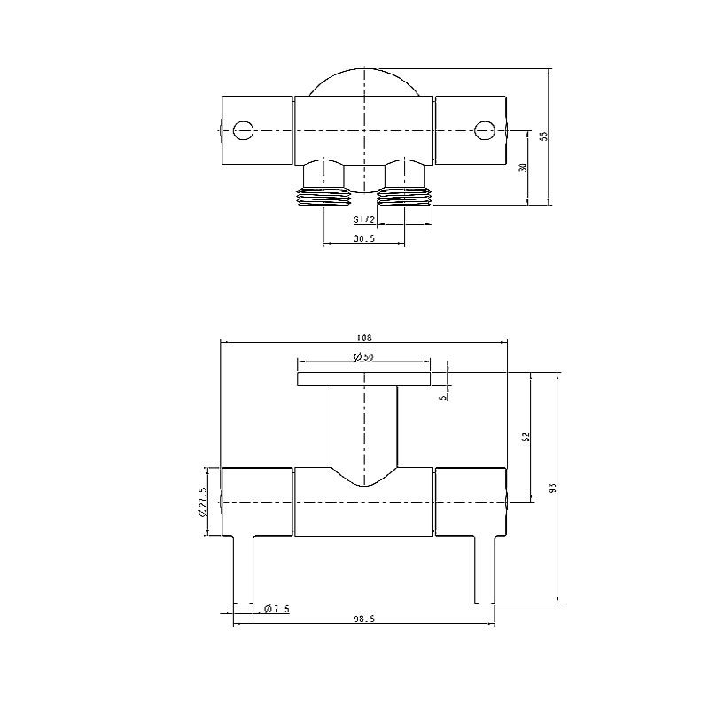 Black Tap for Toilet and Bidet - Image 2