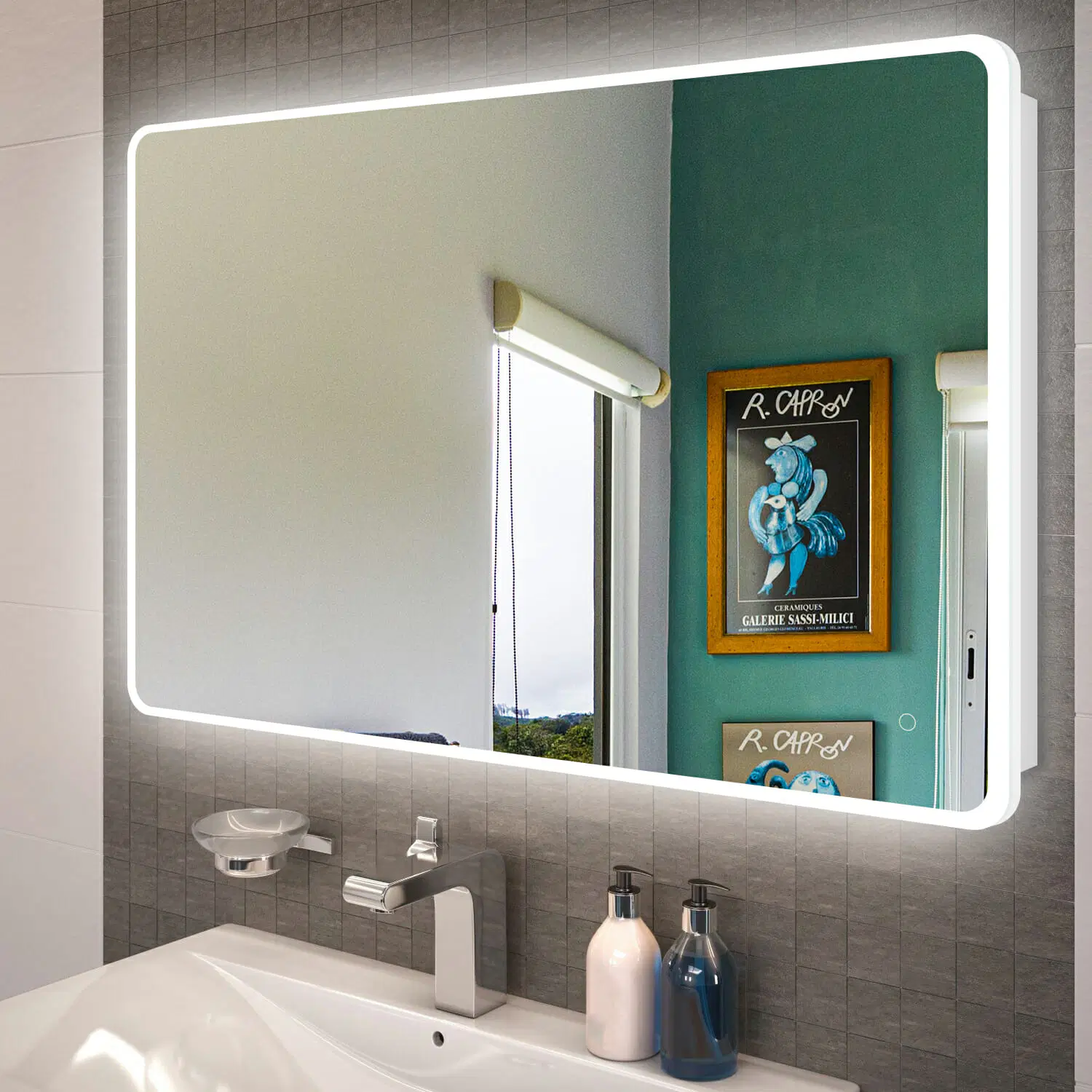 1200x800mm LED Mirror - Image 2