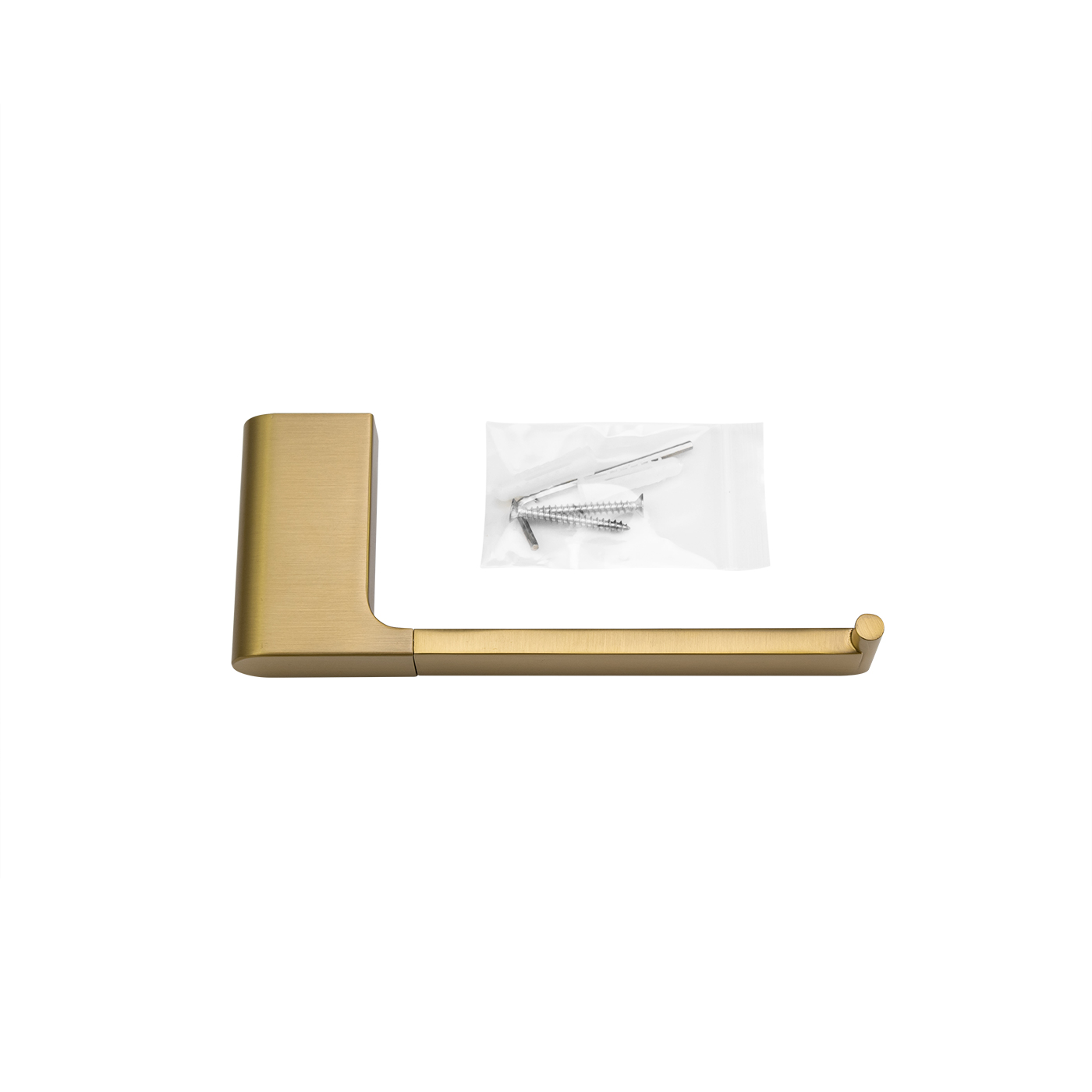 VOG - Brushed Brass Toilet Paper Holder - Image 2