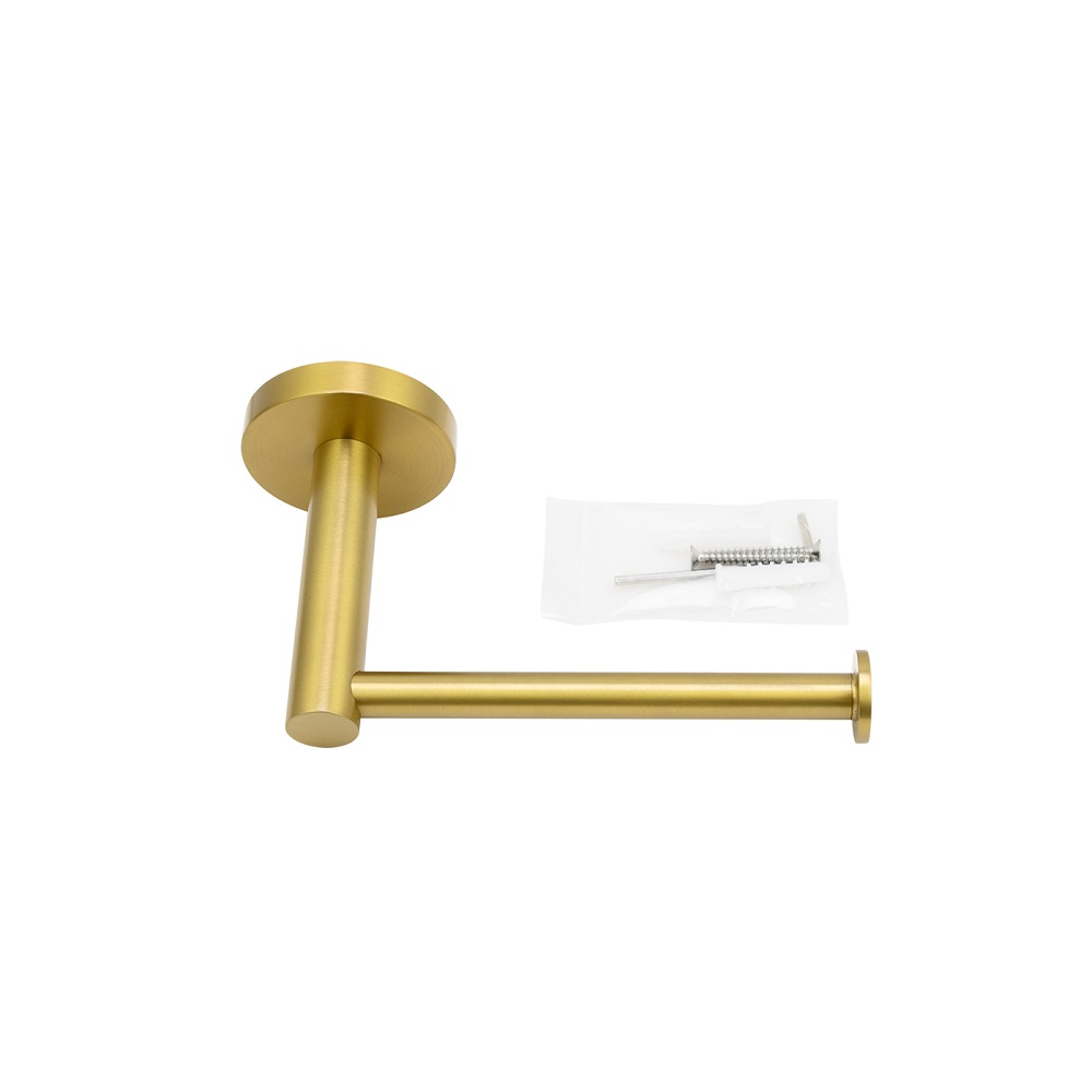LUCID PIN - Brushed Brass Toilet Paper Holder - Image 3