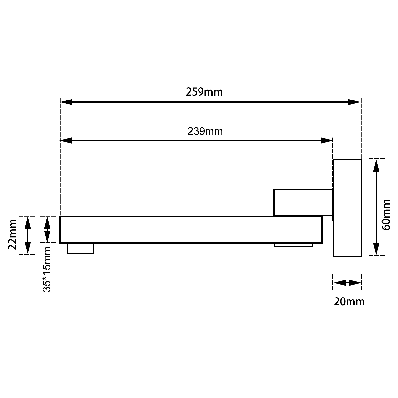 Brushed Nickel Spout - Image 3