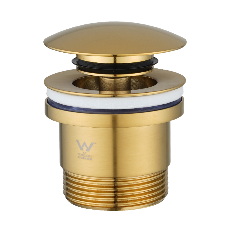 Brushed Brass Pop Up Waste Universal - Image 4