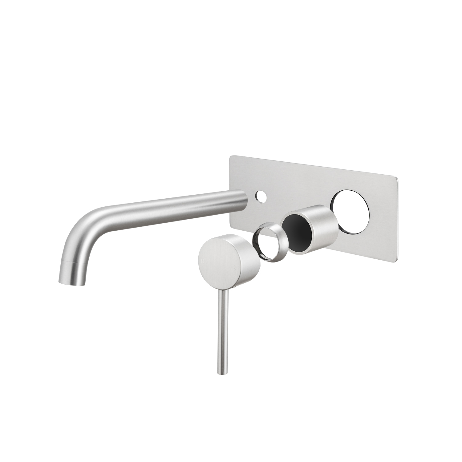 LUCID PIN - Brushed Nickel Spout Mixer - Image 3