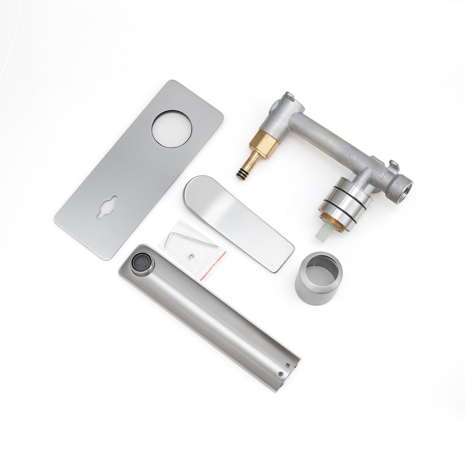 RUSHY - Brushed Nickel Spout Mixer - Image 3