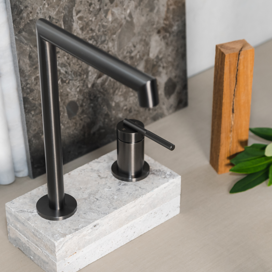 CADDENCE - Brushed Gunmetal Basin Mixer - Image 5