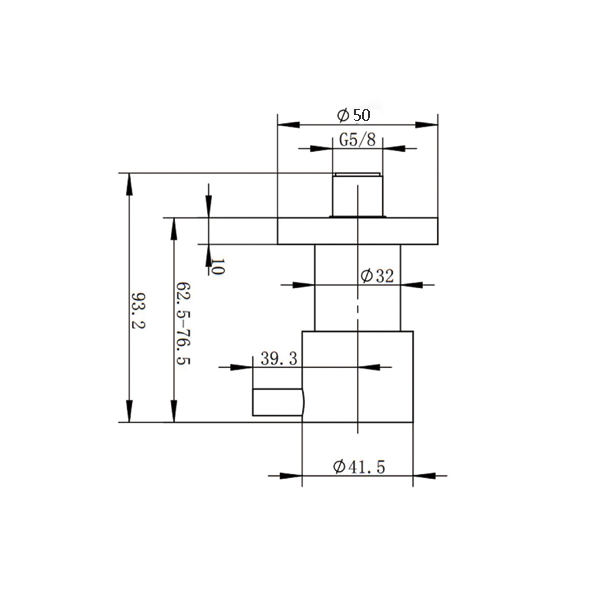 Gunmetal Wall Tap - Image 2