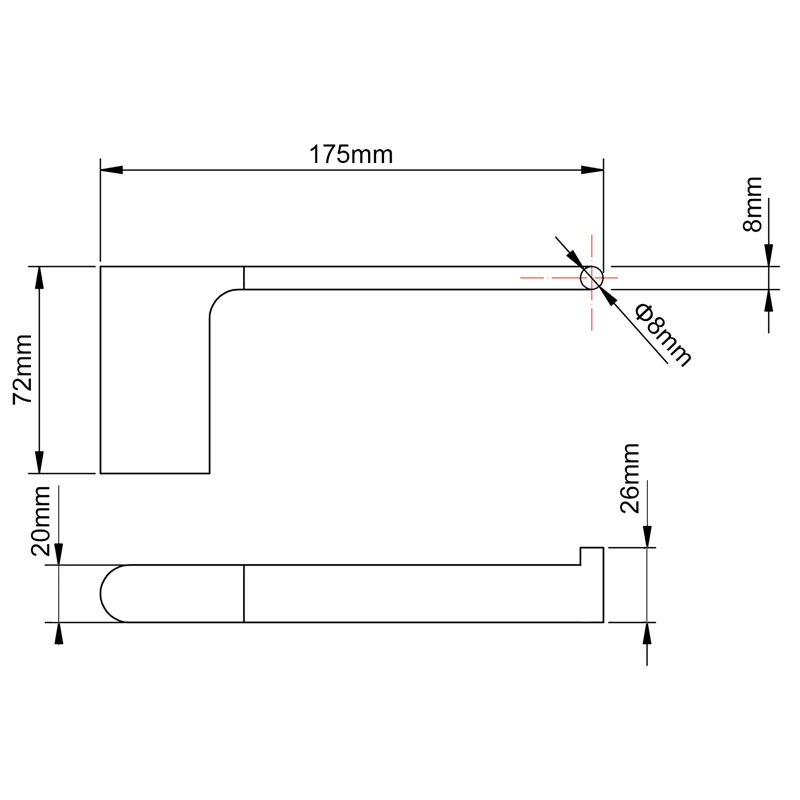 VOG - Light Brushed Brass Toilet Paper Holder - Image 2