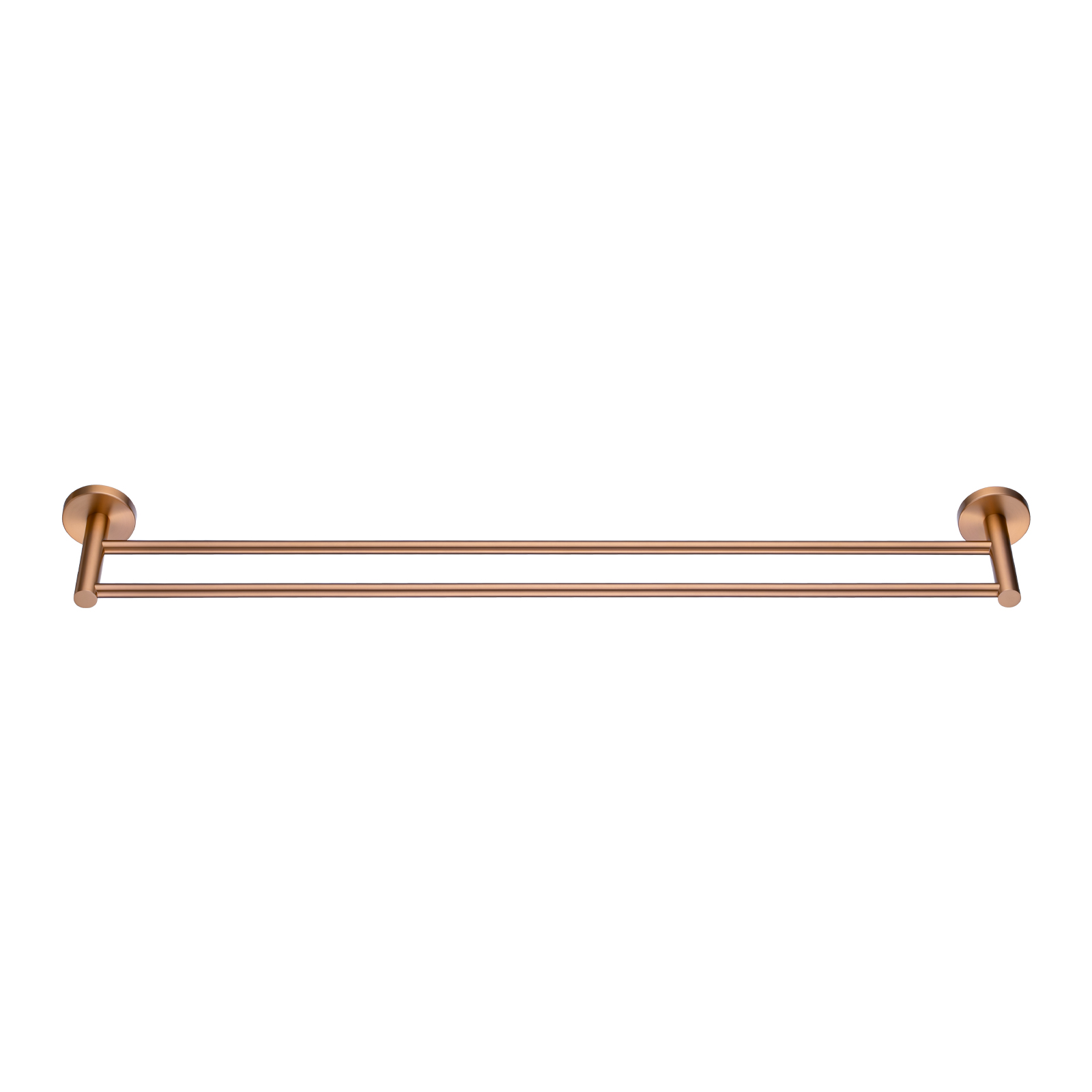 LUCID PIN - Brushed Copper Cuttable Double Towel Rail