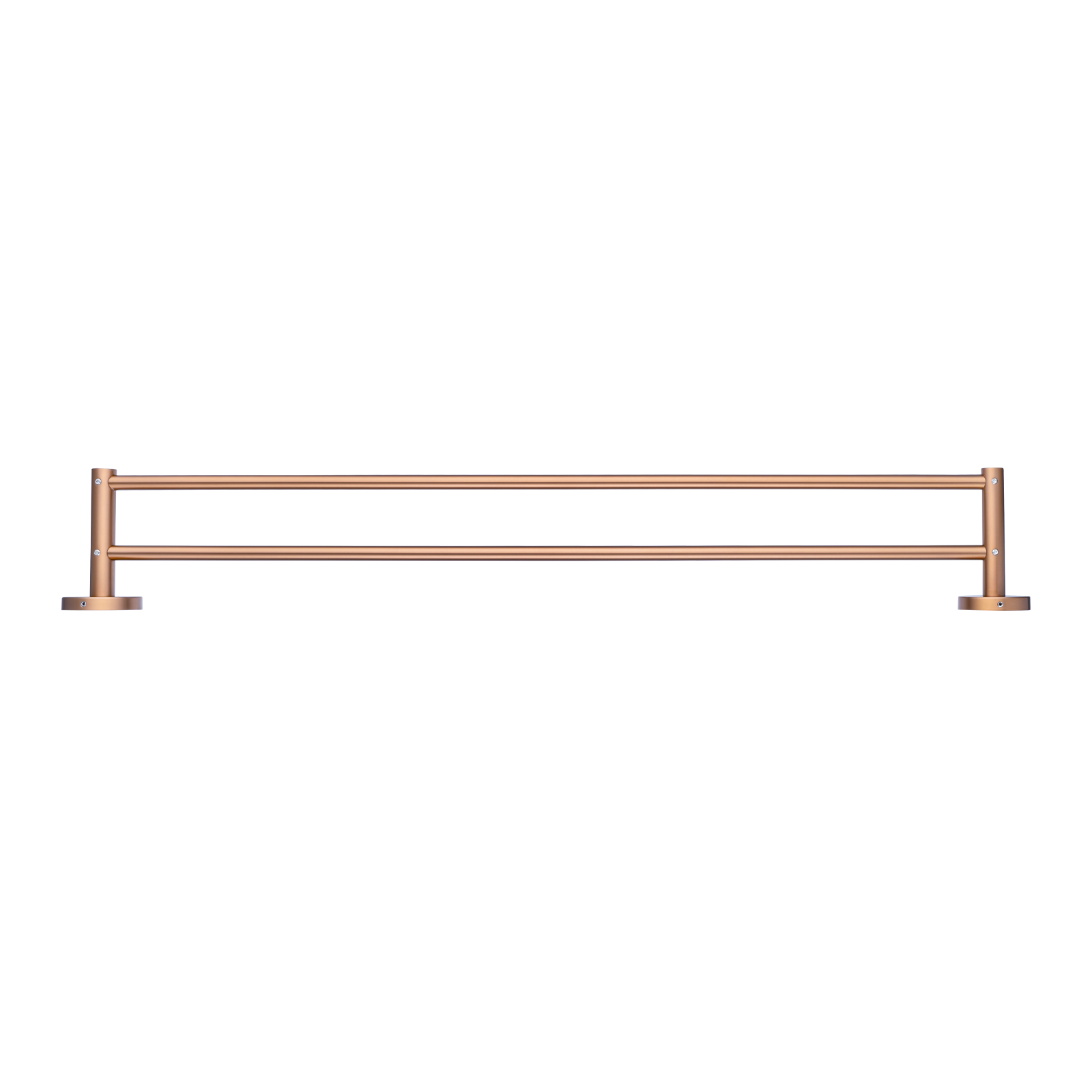 LUCID PIN - Brushed Copper Cuttable Double Towel Rail - Image 2