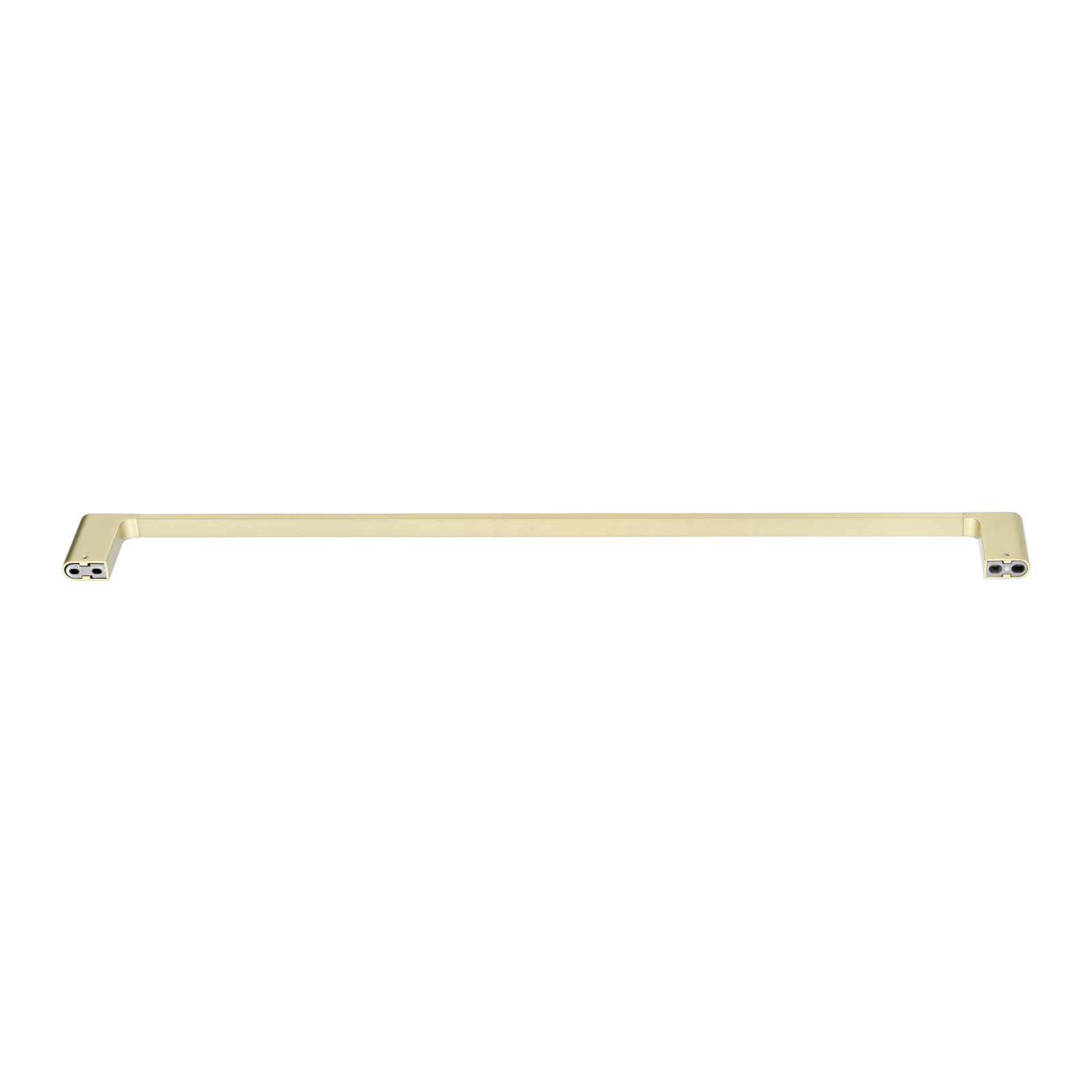 VOG - 800mm Light Brushed Brass Single Towel Rail - Image 6