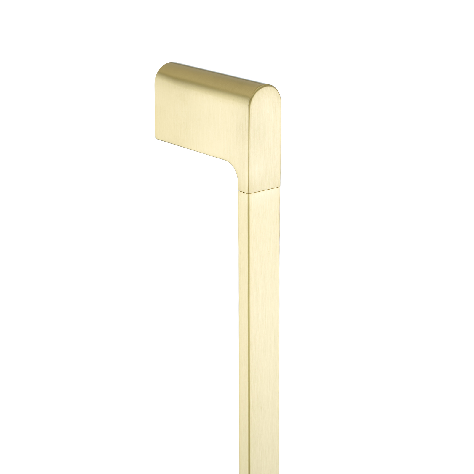 VOG - 800mm Light Brushed Brass Single Towel Rail - Image 3