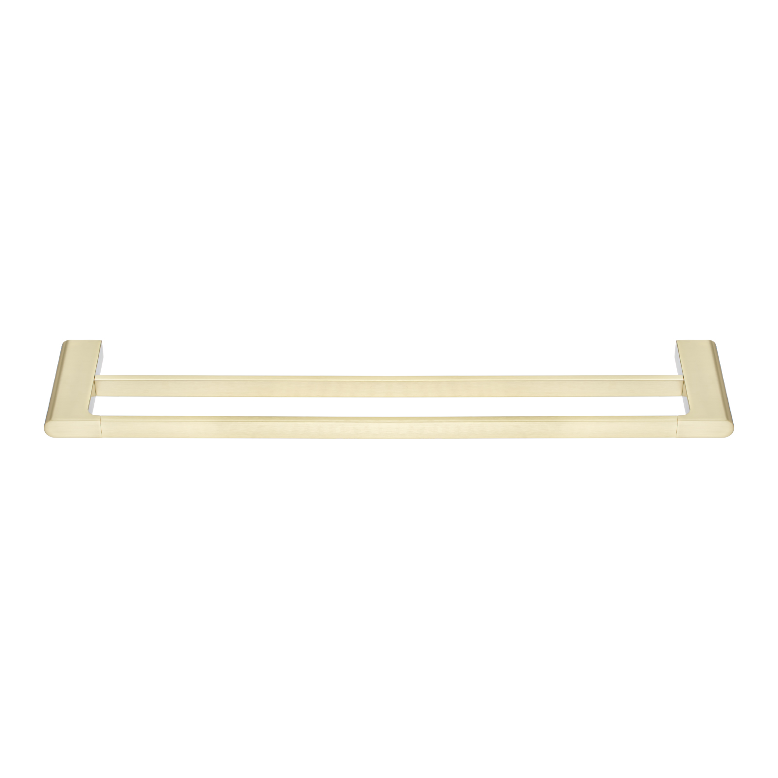 VOG - 600mm Light Brushed Brass Double Towel Rail