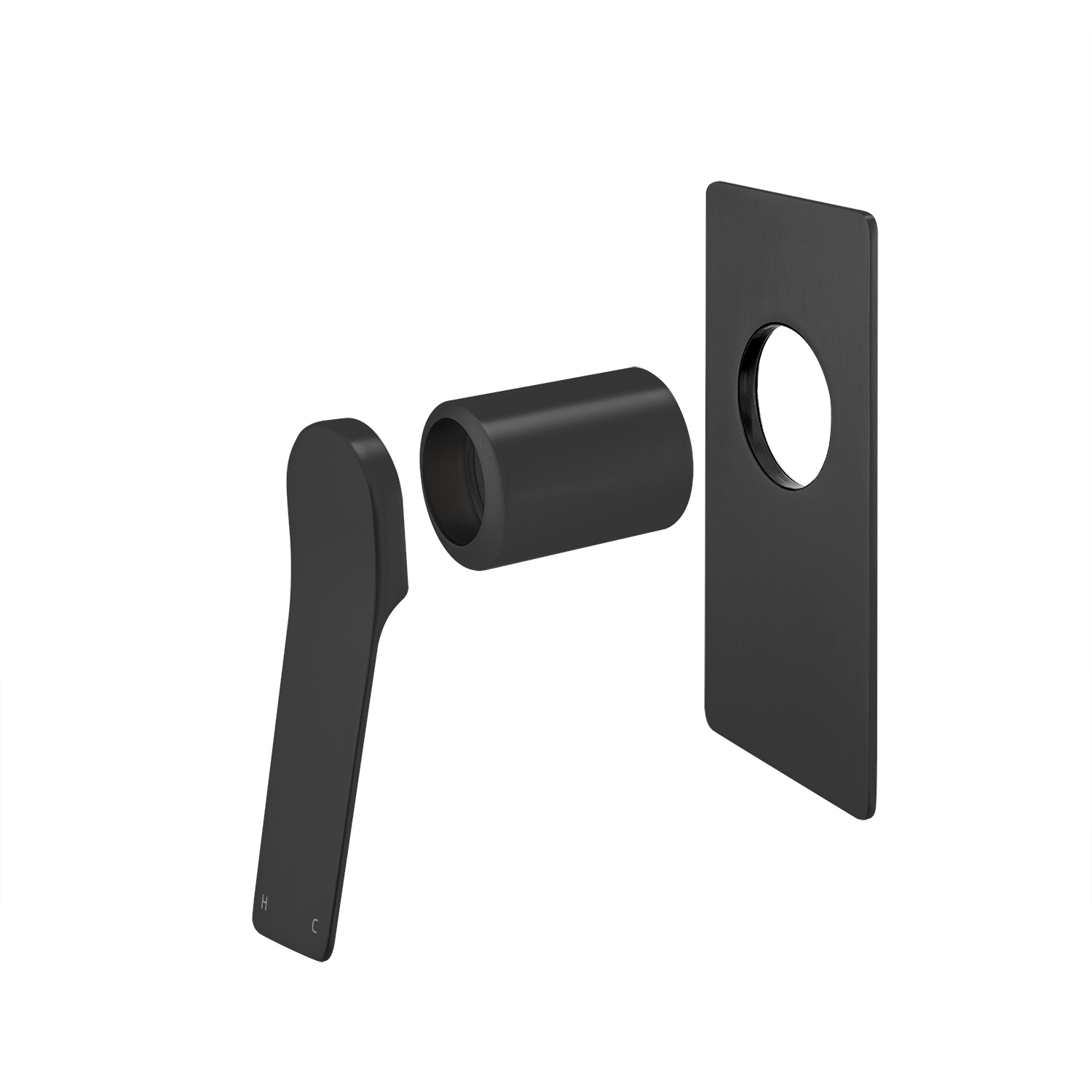 RUSHY - Black Wall Mixer - Image 5