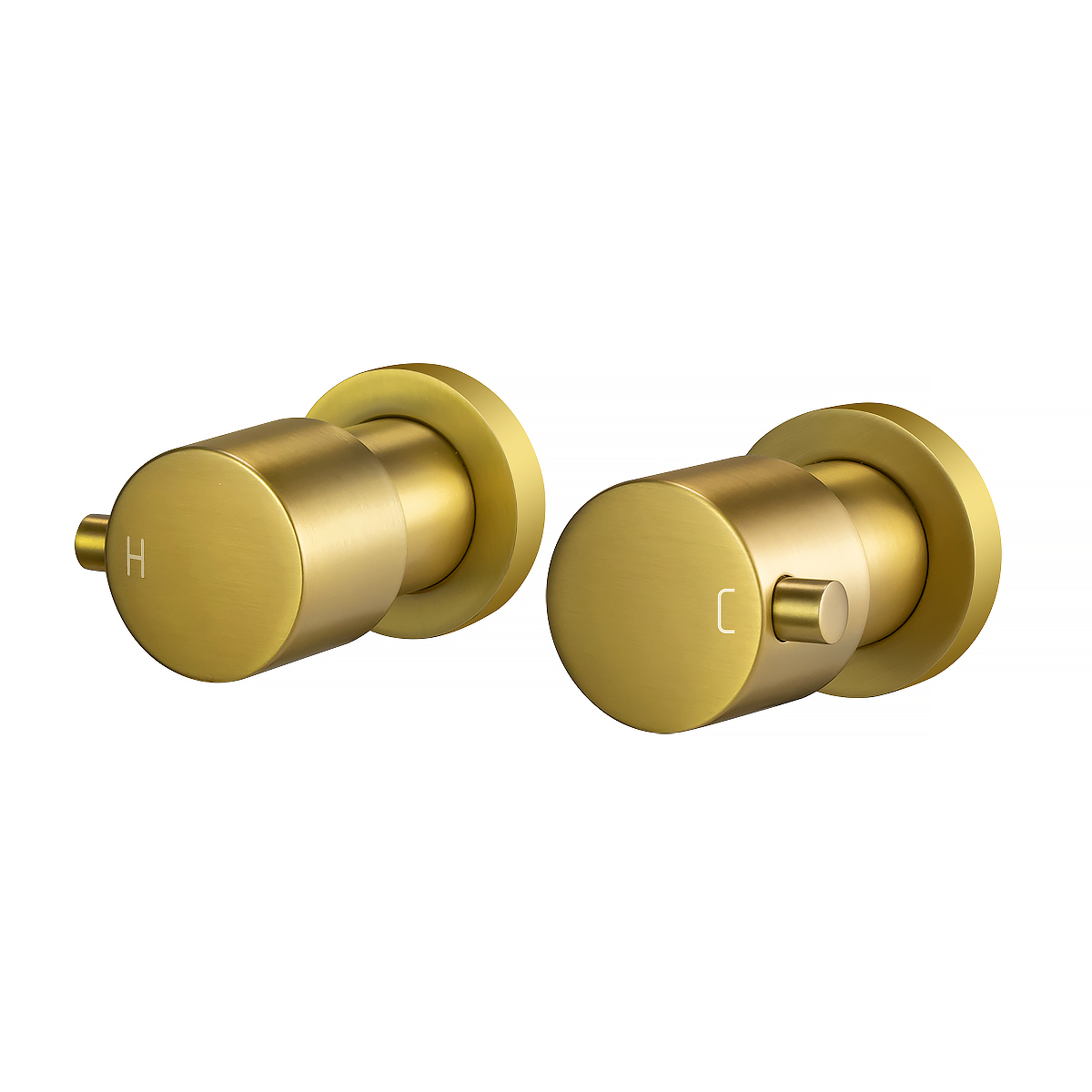 Brushed Brass Wall Tap - Image 2