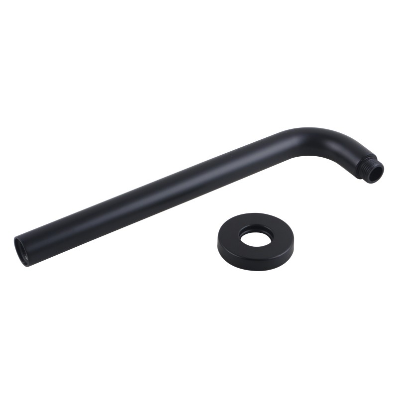 400mm Black Wall Shower Arm - Image 2