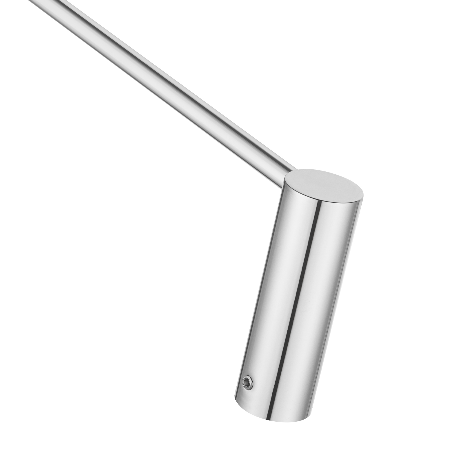 600mm Chrome Single Towel Rail - Image 3