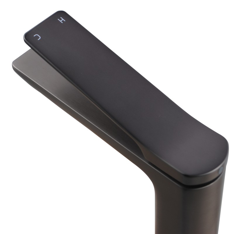 RUSHY - Brushed Gunmetal Basin Mixer - Image 4