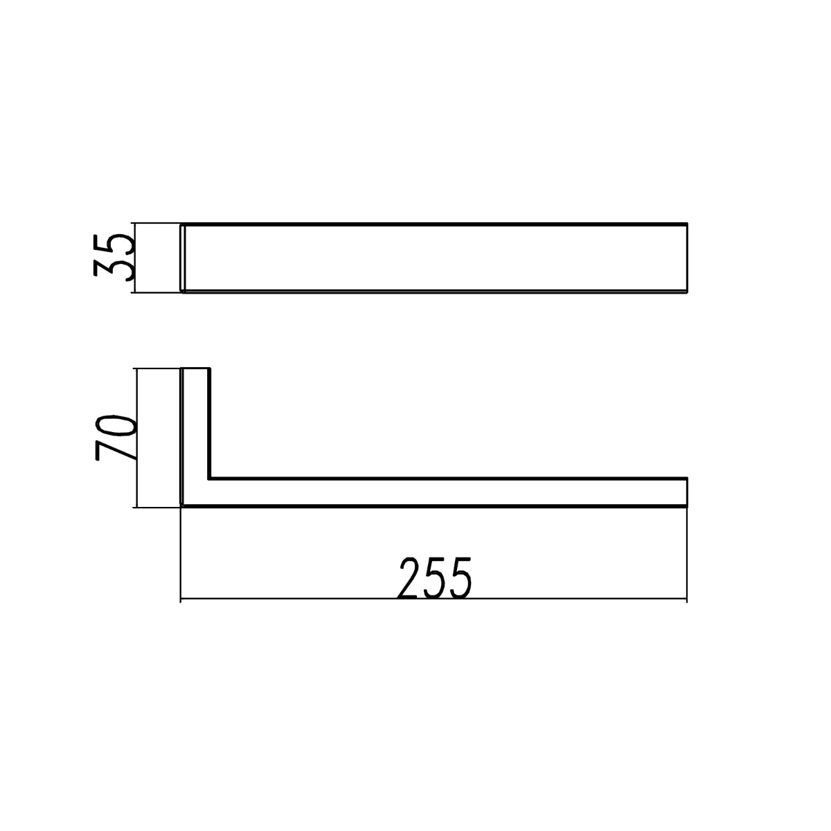 IVANO - Brushed Brass Hand Towel - Image 2