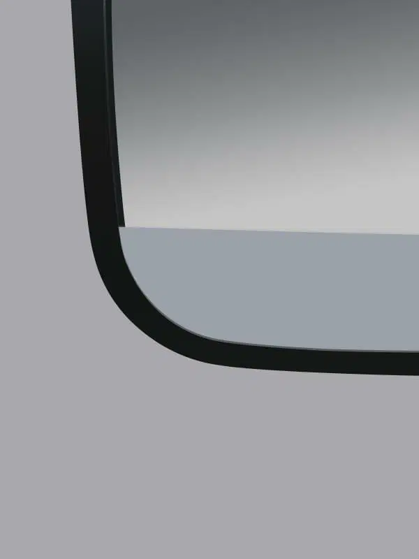 500x700mm Framed LED Mirror - Image 2