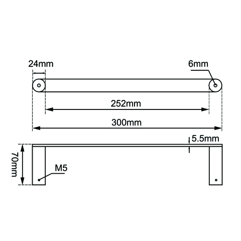 RUSHY - Brushed Nickel Hand Towel - Image 2