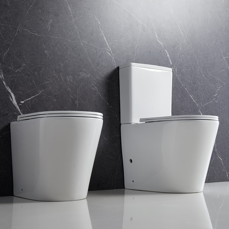 VERA 670*360*850mm Gloss White Tornado Flushing Back to Wall Two-piece Toilet Suite - Image 4