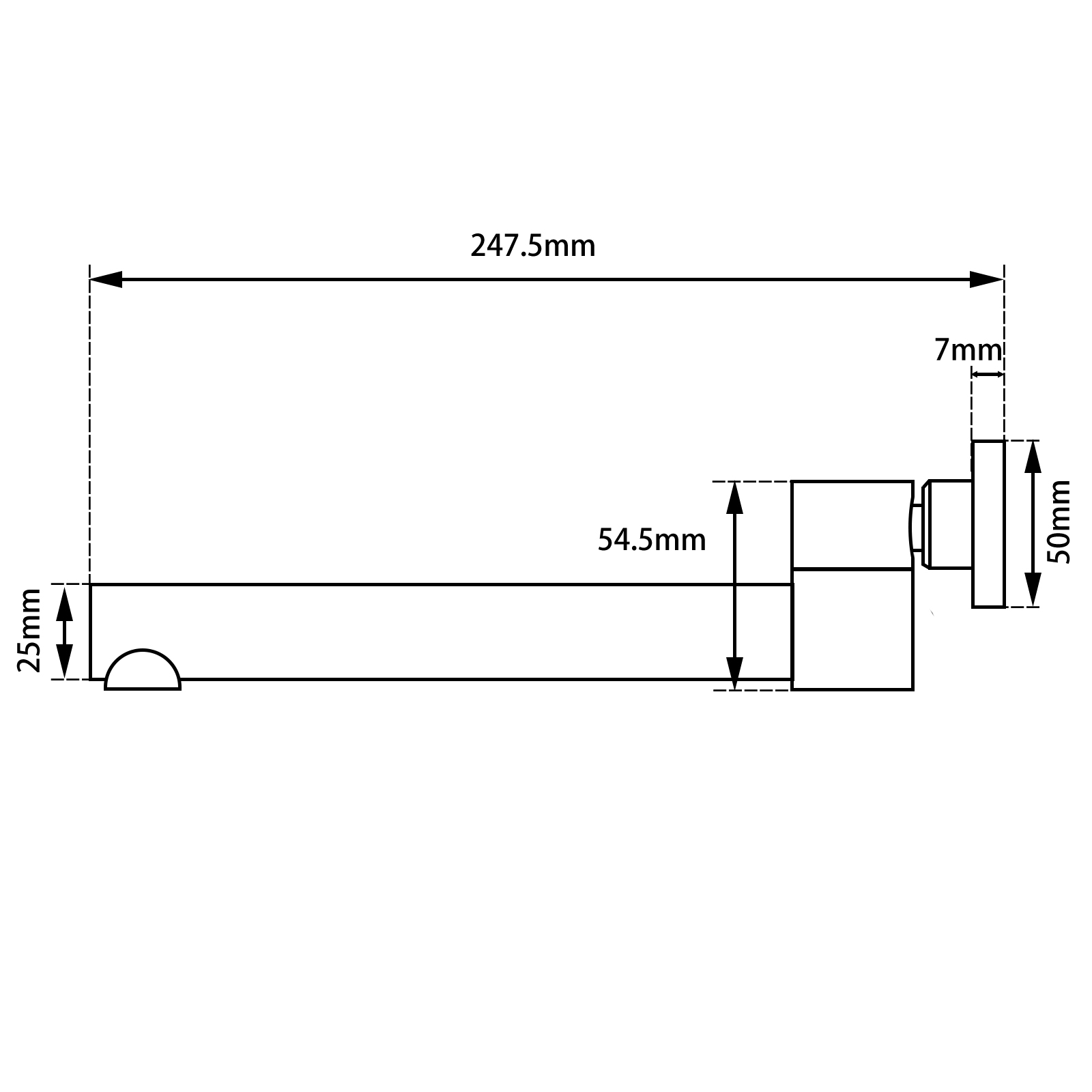 Black Swivel Spout - Image 2