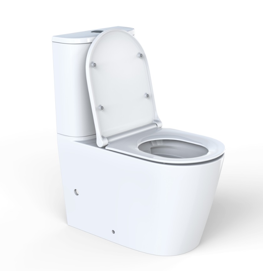 Arrow Sergio 669*384*805mm Dual Flush Washdown Two-piece Ceramic Toilet Suite Soft Closed Seat - Image 2