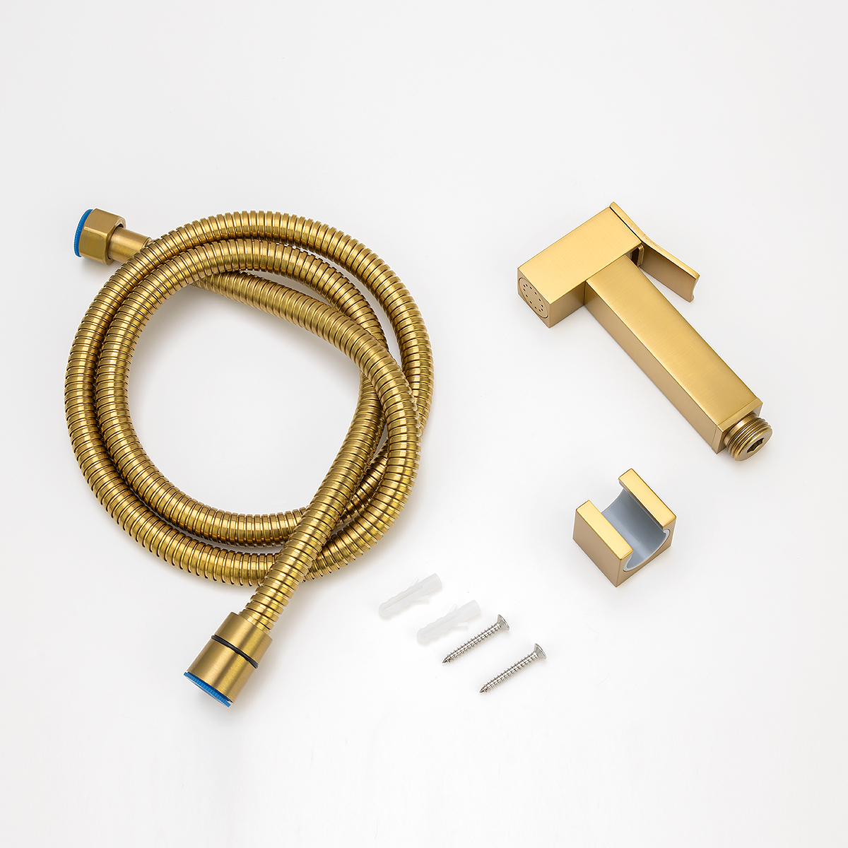 Brushed Brass Brass Toilet Bidet - Image 4