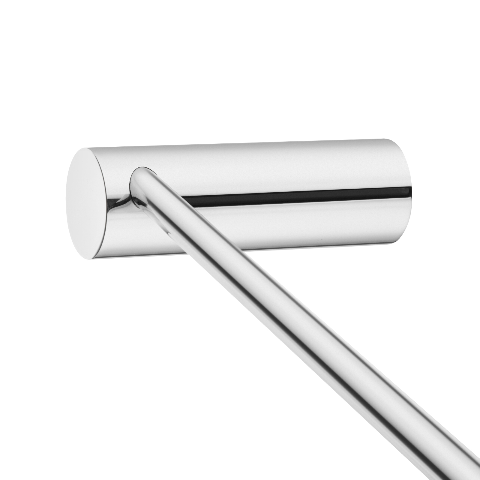 600mm Chrome Single Towel Rail - Image 2