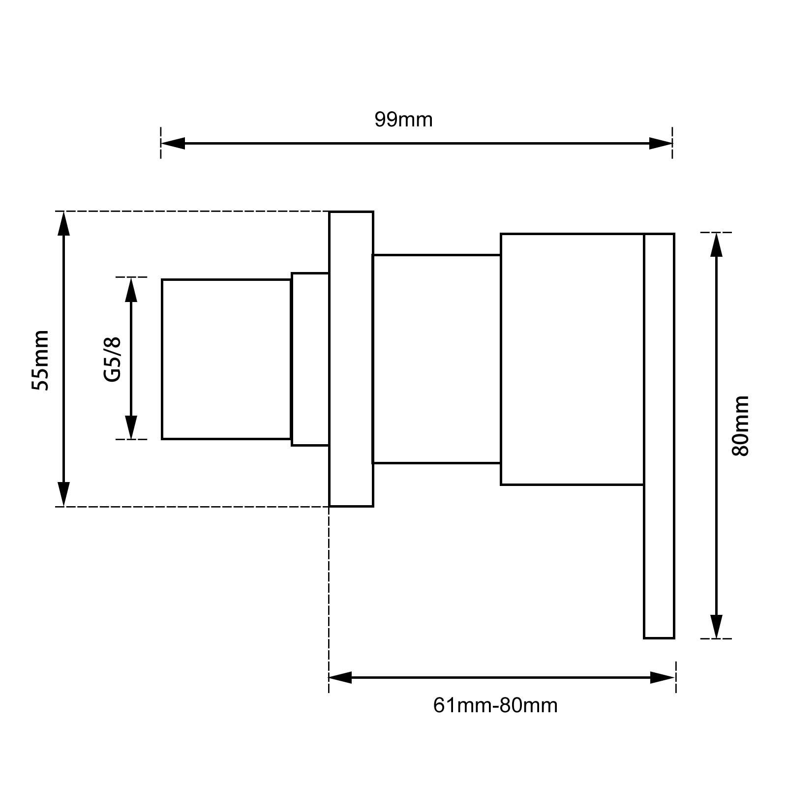 Black Wall Tap - Image 2